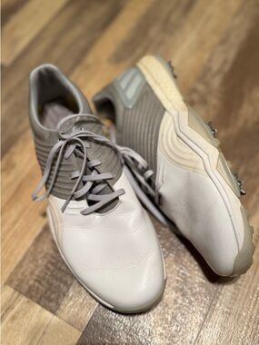 ADIDAS Adipower 4orged Men's Golf Shoes - 11.5 - Gray/White - Waterproof